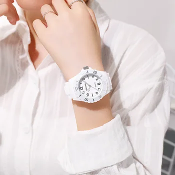 Повседневные Модные Часы Силиконовые Женские кварцевые Часы Студенческие Женские Классические Винтажные Часы Электронные Студенческие Наручные часы для пары