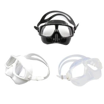 Маска для подводного плавания с широким обзором, противотуманные очки для дайвинга, маска для плавания с трубкой для дайвинга