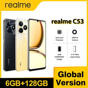 Global realme C53 6 ГБ 128 ГБ Восьмиядерный процессор NFC 6,74 