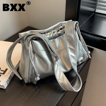 [BXX] Новая женская сумка-тоут большой емкости 2023, универсальные сумки через плечо, простая сумка для покупок, женская Tide 8AB642