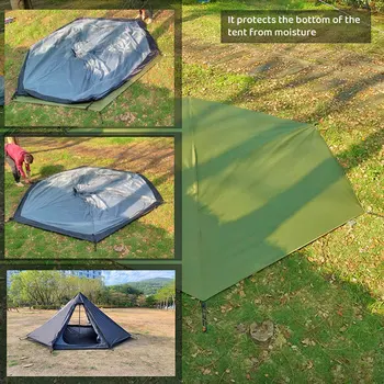 Восьмиугольный коврик 4,1 м для палатки Pyramid Hot для палатки Tipi, водонепроницаемые коврики для пикника, Уличный Многоцелевой тактический брезент