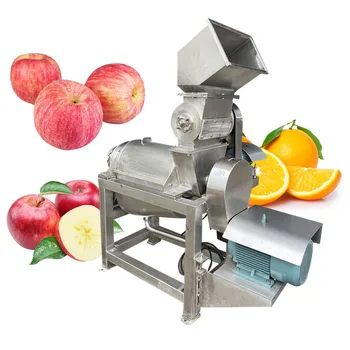 Промышленная машина для соковыжималки для фруктов с большой производительностью 1500 кг /Ч, машина для соковыжималки с яблочным винтом