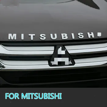 Новинка для Mitsubishi Outlander, автомобильный стайлинг, Наклейка на капот, Эмблема автомобиля, 3D Буквы, Чехол в спортивном стиле, Аксессуары