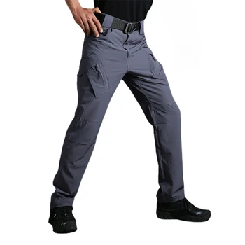 Ультратонкие дышащие быстросохнущие летние тактические мужские брюки IX9 в стиле милитари, фанатские брюки в качестве тренировочных штанов, уличные брюки-карго