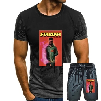 Белая футболка с обложкой альбома The Weeknd Starboy, размер S-5XL