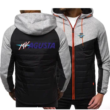 2023 Новые мужские толстовки для AGUSTA Tools, Весенне-осенняя куртка, повседневная толстовка с капюшоном на молнии с длинным рукавом