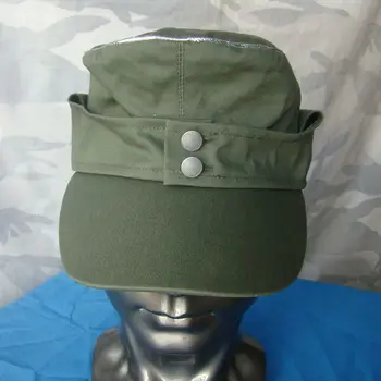 Летняя Полевая кепка немецких офицеров M43 времен Второй мировой войны, Зеленая Реконструкция, Военный магазин