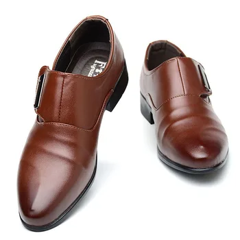 Мужские модельные туфли С Однотонным Рисунком, Мужская Официальная Обувь Из Искусственной Кожи, Роскошные Модные Свадебные туфли Для Жениха, Мужские Туфли-Оксфорды, Размер платья 38-48