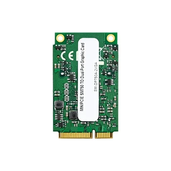 Мини Портативная 2D видеокарта Приложение для встроенного изображения Видеокарта PCIE к двухпортовому VGA встроенному изображению SM750