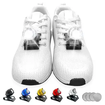 2 шт. Светодиодные фонари для обуви, практичные долговечные водонепроницаемые принадлежности для кемпинга, светодиодные фонарики, мини-фонарики