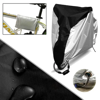 Наружный чехол для велосипеда 1ШТ Водонепроницаемый чехол от дождя Солнца УФ пыли ветрозащитных чехлов Размер XL (200x70x110 см)