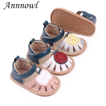 Брендовые сандалии для новорожденных девочек, Летняя обувь для новорожденных Bebes, обувь для малышей, Кожаные сандалии принцессы, Милые фруктовые товары для малышей 0-18 месяцев