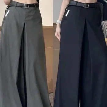 2023 Модные Новые Весенние Брюки-яппи трапециевидной формы, Широкие брюки для похудения, Свободные брюки для уборки, Повседневные брюки