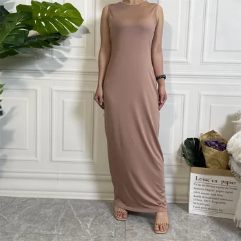 Сексуальные арабские женщины мусульманский Абаят Для женщин Платье-хиджаб Ближний Восток Дубай Повседневный Кафтан Исламская одежда Женская подкладка Vestido