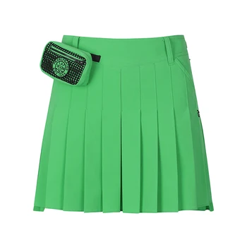 Короткая юбка для гольфа, женская спортивная юбка для отдыха, 2023, Весенне-летняя плиссированная юбка, одежда для гольфа, юбка для брюк, Защита от царапин