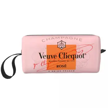 Дорожная сумка для туалетных принадлежностей Champers для шампанского, модный органайзер для косметики для женщин, чехол для косметического набора для хранения косметики
