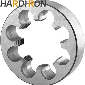 Метрическая круглая резьбонарезная матрица Hardiron M55X2, машинная резьбонарезная матрица M55 x 2.0 Правая