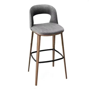 Изысканный дизайн, эргономичные барные стулья, акцент в скандинавском стиле, барные стулья для отдыха в гостиной, Роскошная мебель для дома Cadeira Alta YX50BC