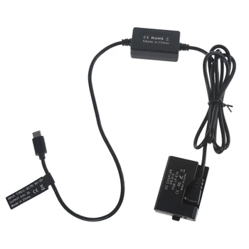 Аккумулятор Кабель питания USB C для 1500D 1300D 1200D Kiss X50