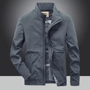 Мужская ветровка, водонепроницаемая военная ветровка, повседневная блузка, пальто, мужская одежда, осенняя куртка 2021 года, наряд с воротником-стойкой