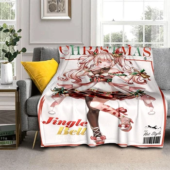 Рождественский Сексуальный подарок Для красоты, Мягкий Плюшевый Диван-кровать, Мультяшные Одеяла для пикника, современное Фланелевое покрывало Bettdecke Geschenk