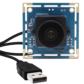 Широкоугольная USB-камера ELP, 8-мегапиксельный объектив 