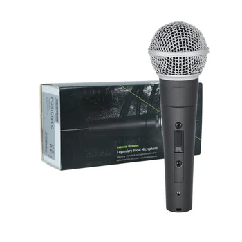 Высококачественный проводной микрофон 58lc, профессиональный динамический вокальный кардиоидный микрофон, подходит для караоке, микрофон для конференц-зала