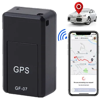 GPS-локатор Mini GF 07, Маленький автомобильный трекер с сильным магнитным полем, отслеживание в реальном времени, Защита от кражи, Защита от потери, Устройство для определения местоположения SIM-карты
