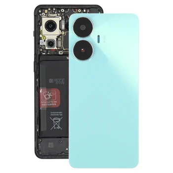 Оригинальная задняя крышка аккумулятора для Realme C55 с крышкой объектива камеры Замена корпуса задней панели телефона