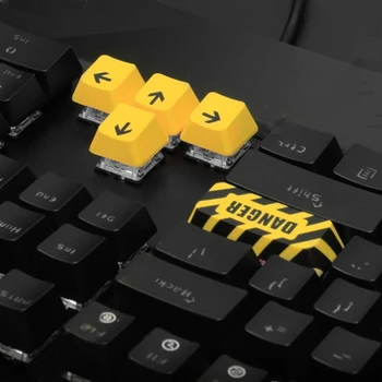 6ШТ игровых клавишных колпачков для механических игровых клавиатур Толщиной 6 клавиш PBTSpace для ввода указаний Keycaps OEM
