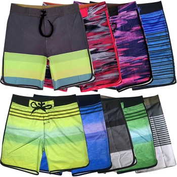 2019, Новый дизайн, мужские шорты, водонепроницаемые эластичные мужские пляжные шорты, купальники, мужские летние пляжные шорты
