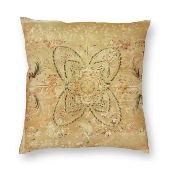 Французский Обюссон, винтажный коврик, наволочка для подушки, домашний декор, Богемия, Франция, цветы, наволочка для дивана