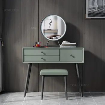 Европейские 4 Цвета Комоды для маленькой квартиры роскошный Туалетный столик Минималистичный Креативный Выдвижной комод Современная мебель для спальни Z